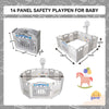 14/16 Panels Kids Safety Playpen Foldable Activity Centre Baby Infant Play Yard