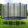 6FT 8FT 10FT 12FT 14FT Outdoor Garden Trampoline W/ Safety Net Enclosure Ladder