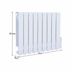 Wall Mounted Oil Filled Radiator Electric Heater With Timer Thermostat 900-2000W