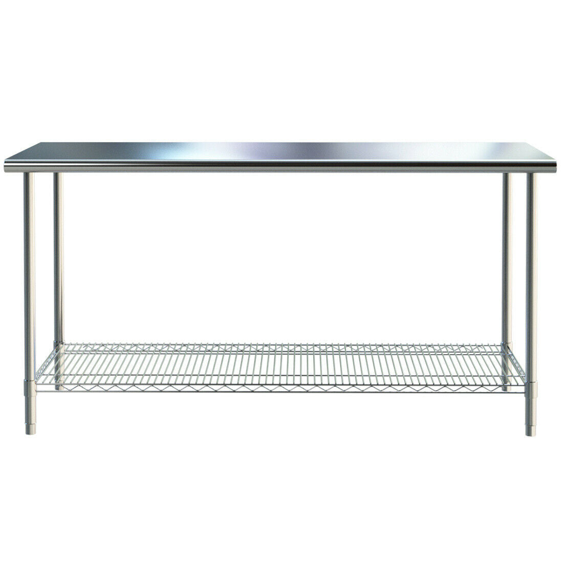 2/3/4/5/6FT Stainless Steel Commercial Kitchen Work Bench Catering Table +Shelf
