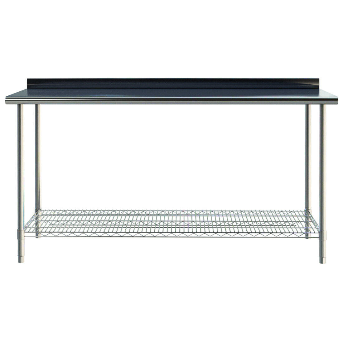 2/3/4/5/6FT Stainless Steel Commercial Kitchen Work Bench Catering Table +Shelf