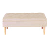 Large Chesterfield Storage Ottoman Bench Box Widnow Seat Stool Bedroom Footstool