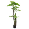 Artificial Alocasia Tree Plant Pot Home Office Exotic Tropical Decor Realistic