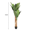 Artificial Banana Plant Realistic Fake Tree Ficus Banyan Rose Flower House Décor