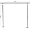 Angle Mobility Handrail Outdoor Rail Safety Grab Rail Garden Step Stair 80-240cm