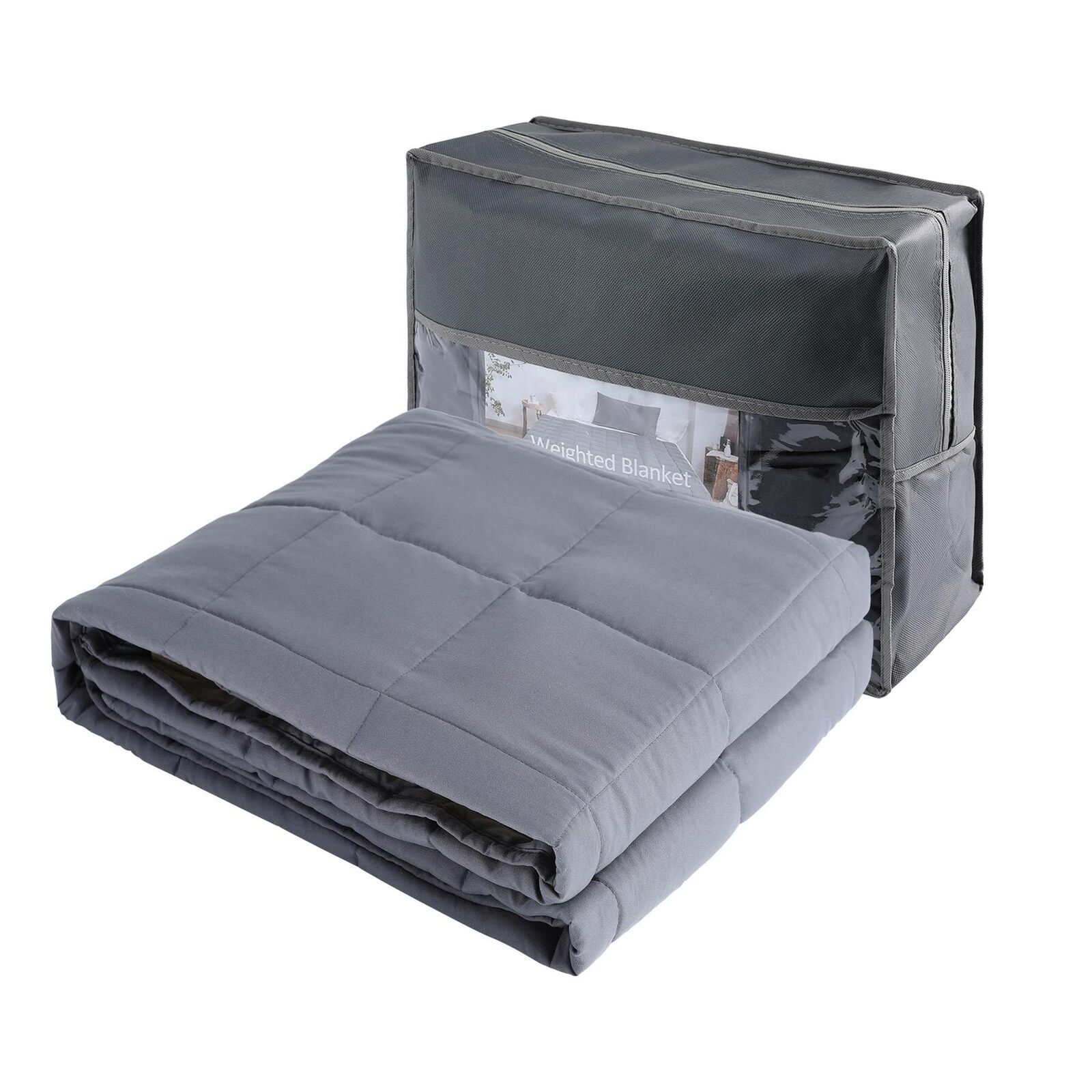 Gravity Weighted Heavy Gravity Bead Blanket Anxiety Therapy Relax Sleep 12~20lbs