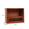 Small Desktop Wooden Storage Unit Jewellery Trinket Box Cabinet Display Shelves