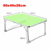 Portable Folding Desk Aluminum Trestle Table Pop-Up Garden Camping Party Picnic