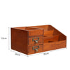 Small Desktop Wooden Storage Unit Jewellery Trinket Box Cabinet Display Shelves