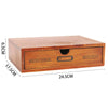 Small Desktop Wooden Storage Unit Jewellery Trinket Box Cabinet Display Shelves