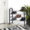 3/5 Tier Shoe Stand Storage Organiser Rack Lightweight Compact Space Save Shelf