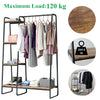 Heavy Duty Industrial Clothes Rail Coat Rack Display Stand Shoe Storage Shelfs