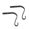 4PCS Garden Hanging Wall Brackets Outdoor Basket Plant Pot Hanger Hooks Decor