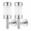 Stainless Steel Solar LED Wall Lights Fence Door Security Lamp Outdoor Garden