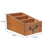 Small Desktop Wooden Storage Unit Jewellery Trinket Box Cabinet Display Shelves