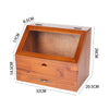Small Desktop Wooden Storage Unit Jewellery Trinket Box Cabinet Display Shelves