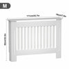White Radiator Cover Grill Shelf Cabinet MDF Wood Modern Traditional Furniture