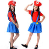 Super Mario Bros Unisex Adult & Kids Cosplay Fancy Dress Outfit Costume