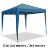 2MX2M 2.5MX2.5M 3MX3M Pop Up Gazebo Garden Party Tent With Sides Canopy Marquee
