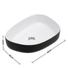 Marble Stone Look Wash Basin Ceramic Vessel Bathroom Sink Porcelain AboveCounter