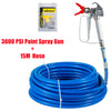 3600PSI High Pressure Airless Paint Sprayer Spray Gun/ 50ft/15m Spray Hose Tube