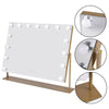 Hollywood Cosmetic Mirror LED Light MakeUp Vanity Shaving Bath Round/Rectangular