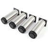 4PCS STAINLESS STEEL FURNITURE LEGS - SOFA, CHAIRS, STOOLS 6/10/15/18cm