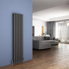 Anthracite Designer Radiator Vertical Horizontal Flat Panel Oval Column Rads