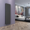 Anthracite Designer Radiator Vertical Horizontal Flat Panel Oval Column Rads