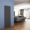 Anthracite Designer Radiator Vertical Horizontal Flat Panel Oval Column Rads