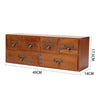 Small Desktop Wooden Storage Unit Jewellery Trinket Box Cabinet Display Shelves