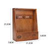 Small Desktop Wooden Storage Unit Jewellery Trinket Box Cabinet Display Shelves