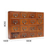 Small Desktop Wooden Storage Unit Jewellery Trinket Box Cabinet Display Shelves
