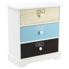 Miniature Wooden Drawer Table Top Small Cabinet Accessories Storage Organiser