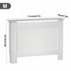 White Radiator Cover Grill Shelf Cabinet MDF Wood Modern Traditional Furniture