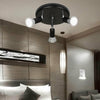 Round 3 Way Adjustable LED Ceiling Lights Spotlight Fittings Kitchen GU10 Bulbs
