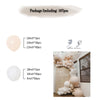 167x White Skin Color Balloons Arch Garland Wedding Birthday Decor Baby Shower