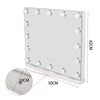 Hollywood Cosmetic Mirror LED Light MakeUp Vanity Shaving Bath Round/Rectangular