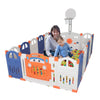 14/16Panels Baby Playpen Foldable Kids Safety Activity Center Plastic Yard Fence