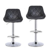 2/4/6x Modern Faux Leather Bar Stools Breakfast Chairs Swivel Gas Lift Kitchen