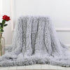 UK Faux Fur Fluffy Blanket Long Pile Soft Warm Sofa Bed Double Size Shaggy Cover