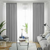 2 Panels Luxury Thermal Blackout Curtains Eyelet Ring Top Heavy Thick Grommet