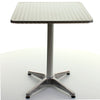 Aluminium Chrome Bistro Table Square Round Stacking Chair Cafe Outdoor Furniture