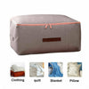 Large Clothes Storage Bag Box Jumbo Zipped Quilt Bedding Duvet Laundry Pillows