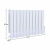 Wall Mounted Oil Filled Radiator Electric Heater With Timer Thermostat 900-2000W