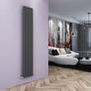 Anthracite Designer Radiator Vertical Horizontal Flat Panel Oval Column Rads
