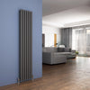 Anthracite Designer Radiator Vertical Horizontal Flat Panel Oval Column Rads