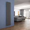 Anthracite Designer Radiator Vertical Horizontal Flat Panel Oval Column Rads