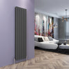 Anthracite Designer Radiator Vertical Horizontal Flat Panel Oval Column Rads