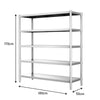 Home Commercial Stainless Steel Kitchen Shelving Unit Storage Rack 4-5 Tier